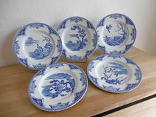 CINQ ASSIETTES PLATES FAIENCE