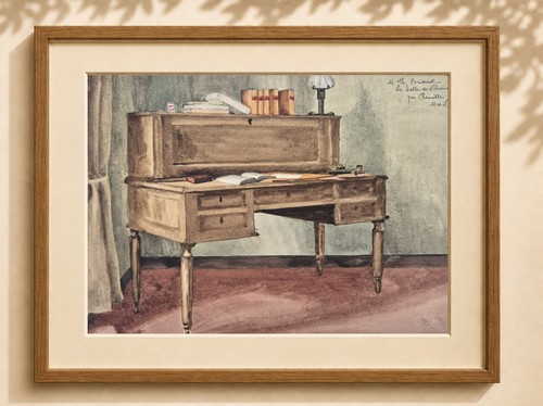 Bureau secrétaire ancien - , –