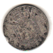 Belgique : pièce de 2 francs