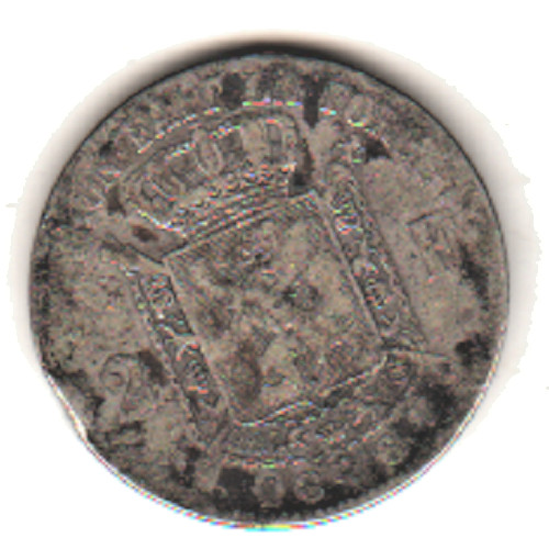 Belgique pièce 2 francs - pièce,
