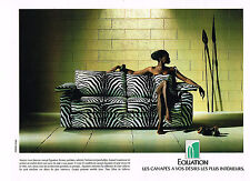 ADVERTISING ADVERTISING 094 1991 EQUATION sofas armchairs