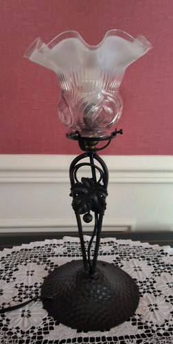 Ancien lampe poser - à,