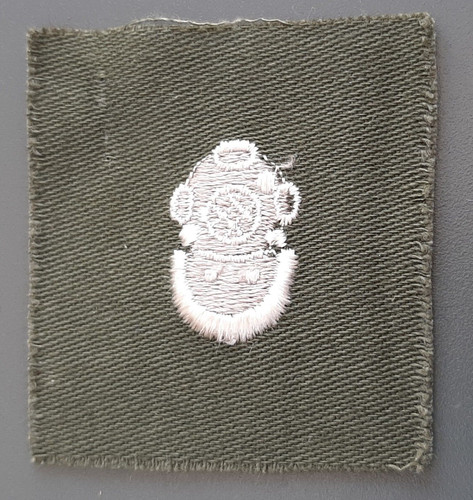 Brevet plongeur navy tissu - brevet,
