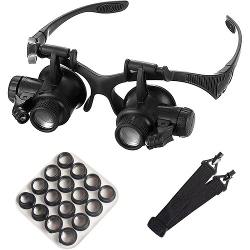 Loupe frontale led 25x - loupe, 2.5-25x
