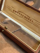Ernest Borel Chronometers 60’s Rare Box Old Watch Antique Watch Box