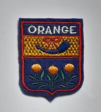 Orange Embroidered Patch (84)