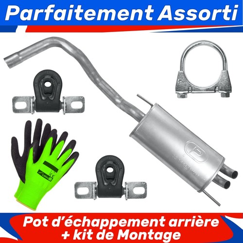 Pot échappement arrière - d’échappement,