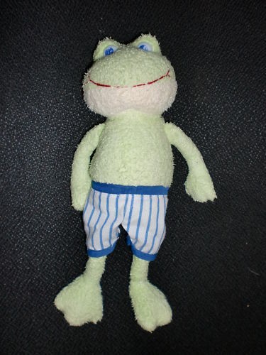 Doudou peluche grenouille - peluche,