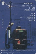 Carte JAPON - TRAMWAY - TRAM -