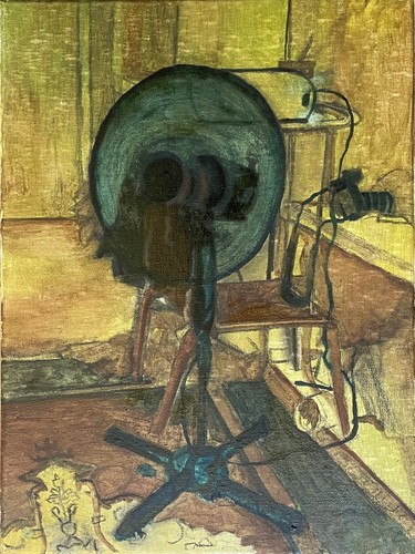 Huile sur toile originale - , et