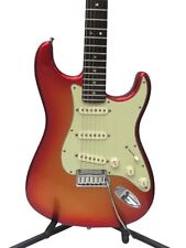 Guitare électrique Fender USA American Deluxe Stratocaster N3 Cherry Burst [U...