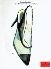 1992 Advertising 1122 Charles Jourdan Heel Pumps Shoes