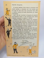 VERY RARE Original 1977 Portuguese Magazine TINTIN Advertising Leaflet