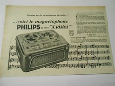 1960 Advertising - Here's the Philips EL 3543 "4 TRACK" Tape Recorder