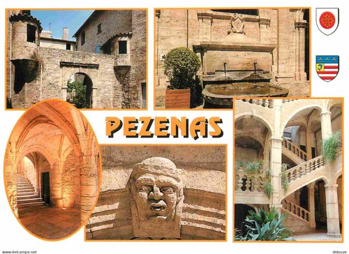Postcard pezenas - postcard,