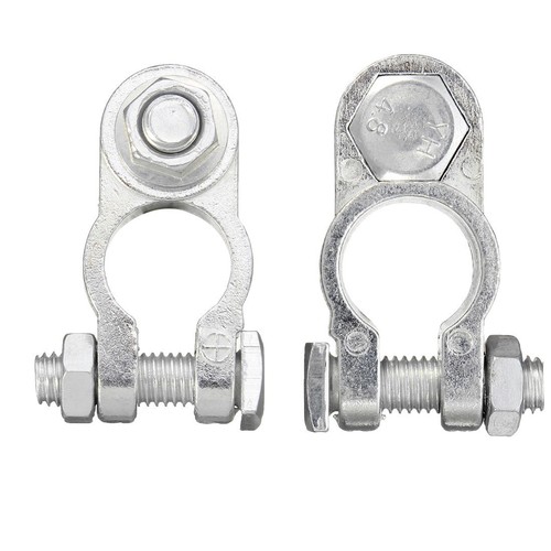 Pair car battery terminals - of,