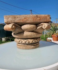 Chapiteau de colonne  pierre