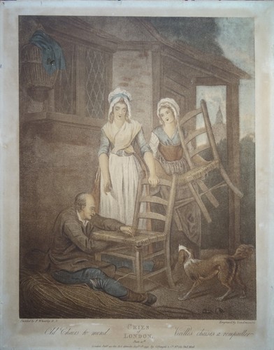 Grande gravure anglaise - grande,
