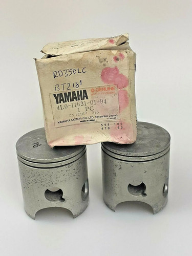 Pistons origine yamaha rd - 2,