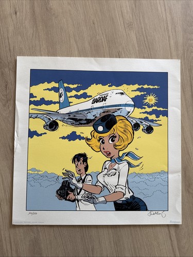 Sérigraphie natacha avion - sérigraphie,