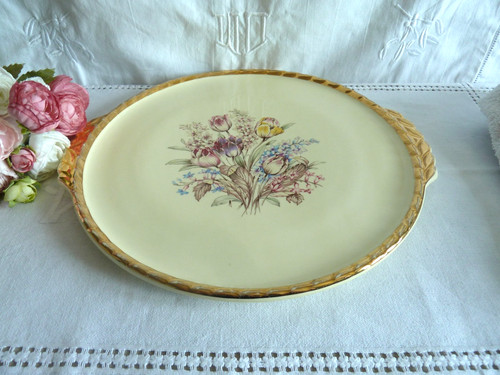 Ancien grand plat - , tarte
