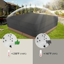 Housse de spa extérieur housse résistante design ventilation double couture