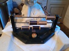 ancien devidoir presentoir bois publicitaire bobine de fil