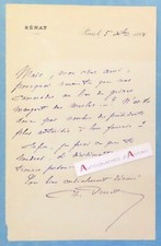 ● L.A.S 1898 Charles PREVET sénateur ancien maire de Nangis lettre grives merles