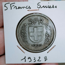 5 FRANCS 1932 B ARGENT 835‰