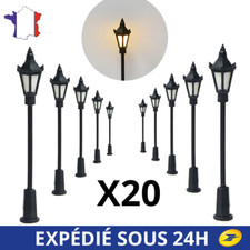Lot 20 Lampadaires LED