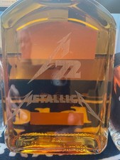 JACK DANIELS -BOUTEILLE GENTLEMAN JACK - METALLICA - M 72 + BOITE + 2 VERRES  25