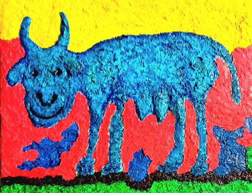 Tableau art brut - tableau,