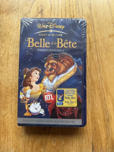 Vhs walt disney belle la - belle, et