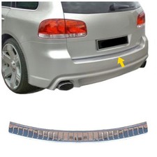 For VW TOUAREG 2002 TO 2010 chrome bumper protection (brilliant) STEEL