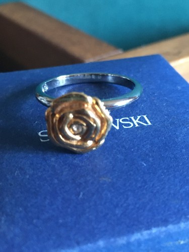 Bague rose dorée - rose, argentée