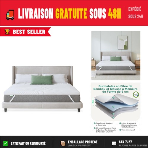 Novilla surmatelas 140x190 - surmatelas, cm