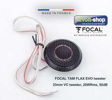 Tweeters FOCAL TAM FLAX EVO-series ; 20WRms ; 91dB ; Made in France ; A pair ...