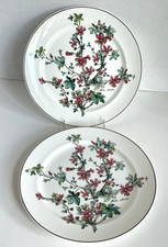 Villeroy & Boch Botanica 2 Dinner Plates Malva Silvestris 10 1/2" Unused