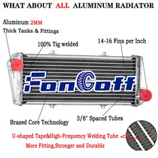 Aluminium Radiateur Pour Ultralight Rotax 912/912i/914 UL 4-STROKE ENGINE NEW FR