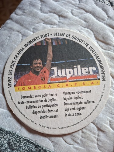 Sous bock bière jupiler - sous-bock,