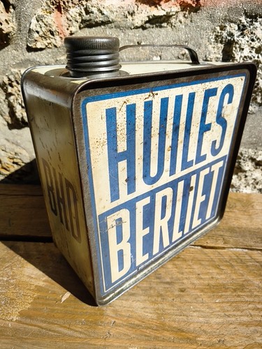 Bidon ancien huile berliet - ancien,