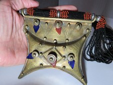 Collier Pendentif Talisman Amulette Tchérot Tshérot Touareg  Bijou ART AFRICAIN