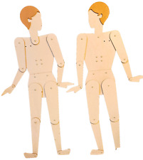 Paire de mannequins articulés