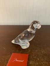 Baccarat Crystal Clear Parrot Parakeets