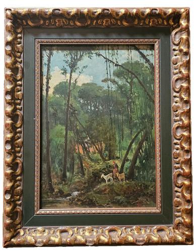 Tableau ancien huile sur - tableau,