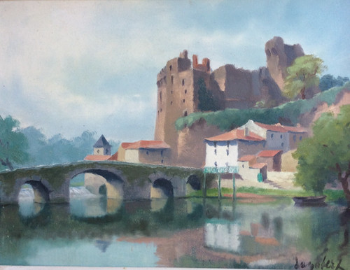 Tableau dagobert signé - dagobert,