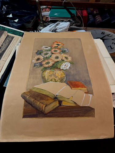 Grande peinture aquarelle - grande, l'aquarelle