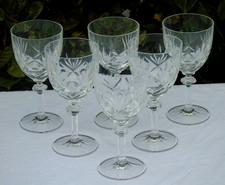 Service de 6 verres à vin