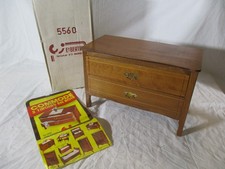 DV12399 BERRET BERTIN DRESSER DOLL 2 DRAWERS WOOD REF 5560