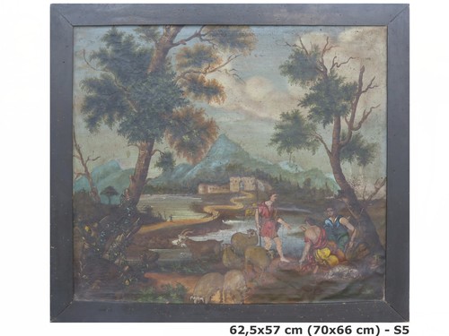Ancienne tableau huile - tableau, l’huile
